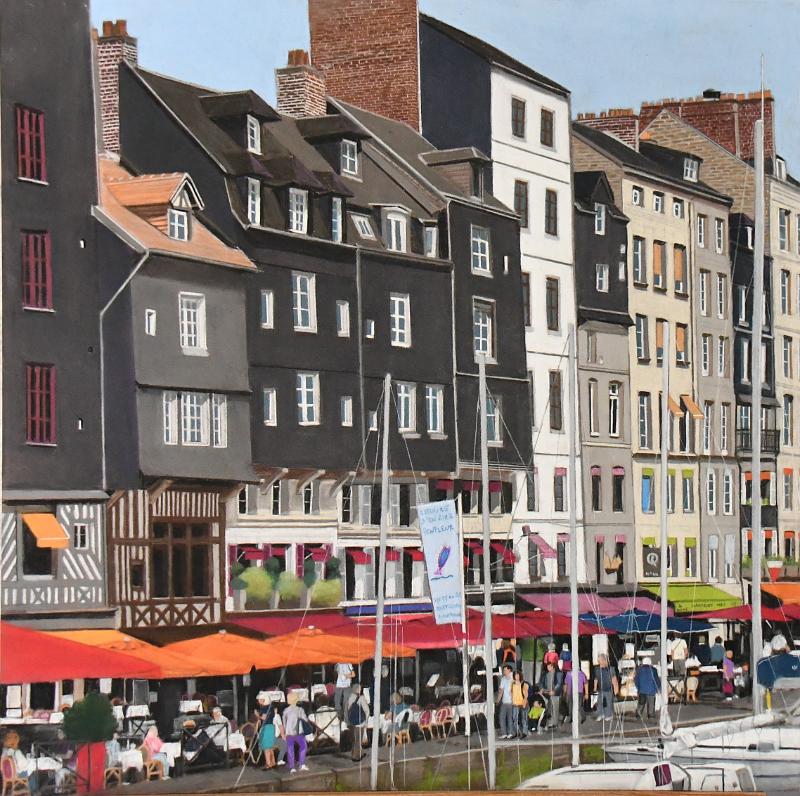 honfleur-quai ste cath4-60x60.jpg - Pastel Format / Size 60x60